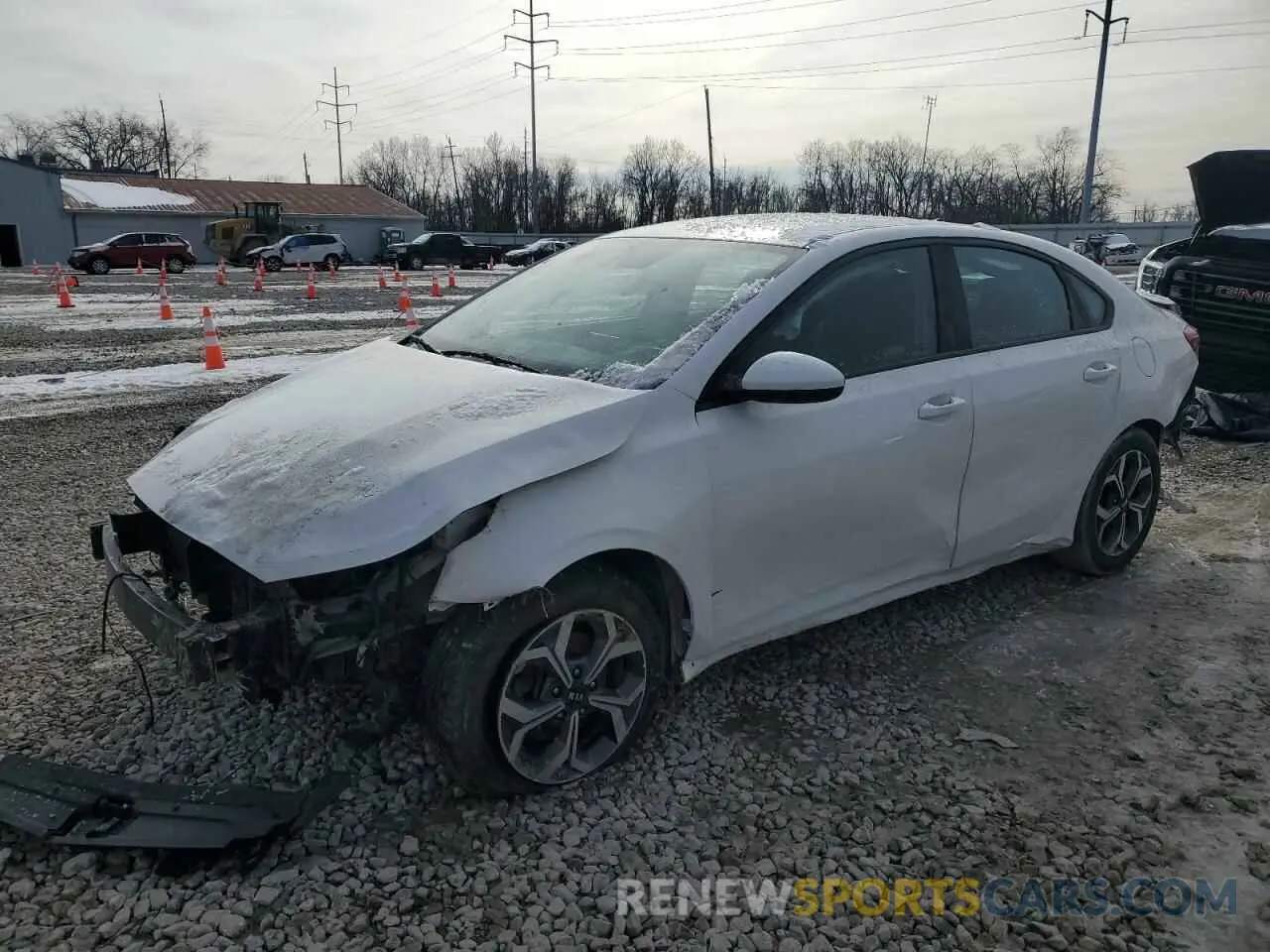 1 Photograph of a damaged car 3KPF24AD7KE074104 KIA FORTE 2019