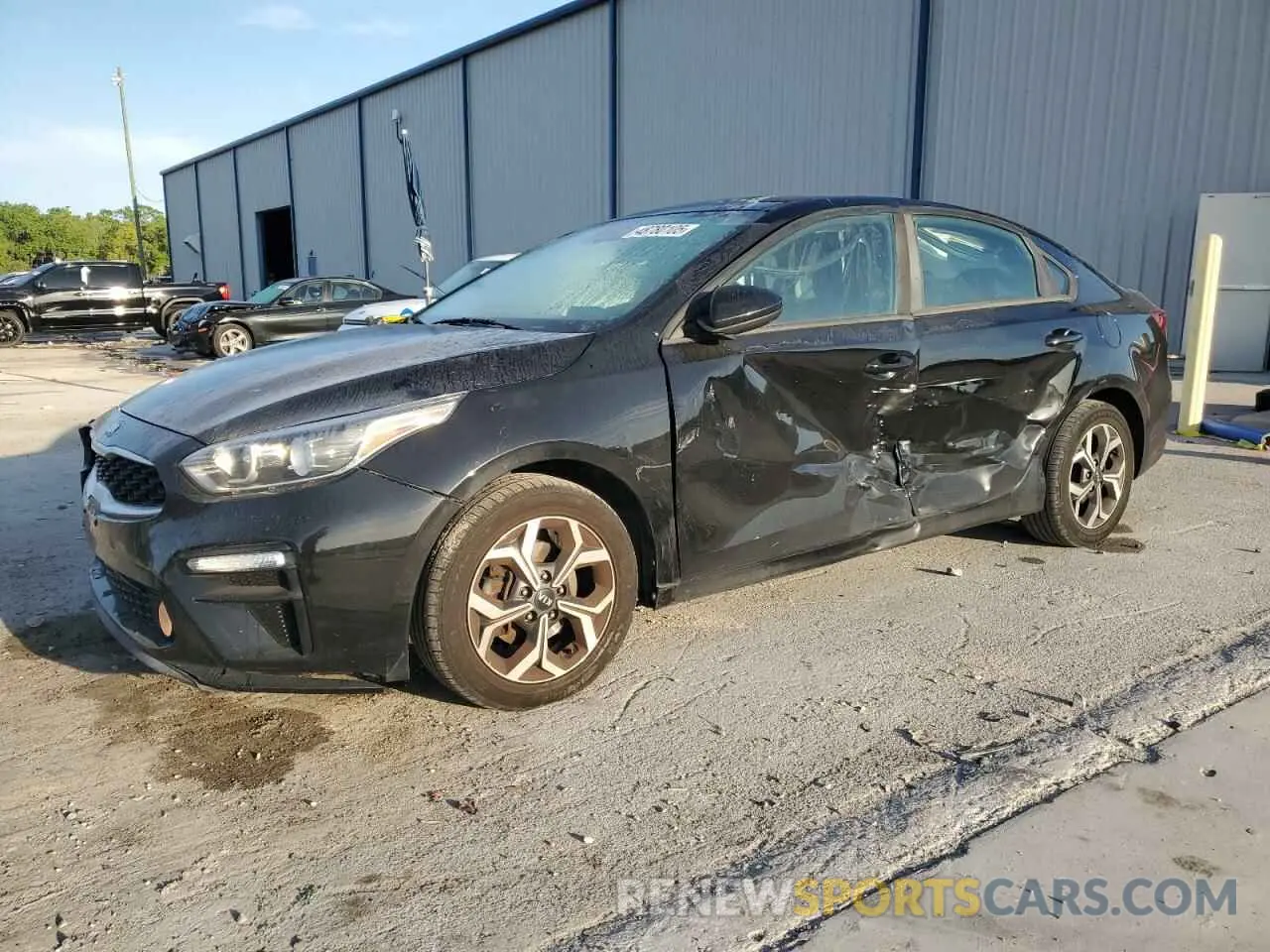 1 Photograph of a damaged car 3KPF24AD7KE083059 KIA FORTE 2019