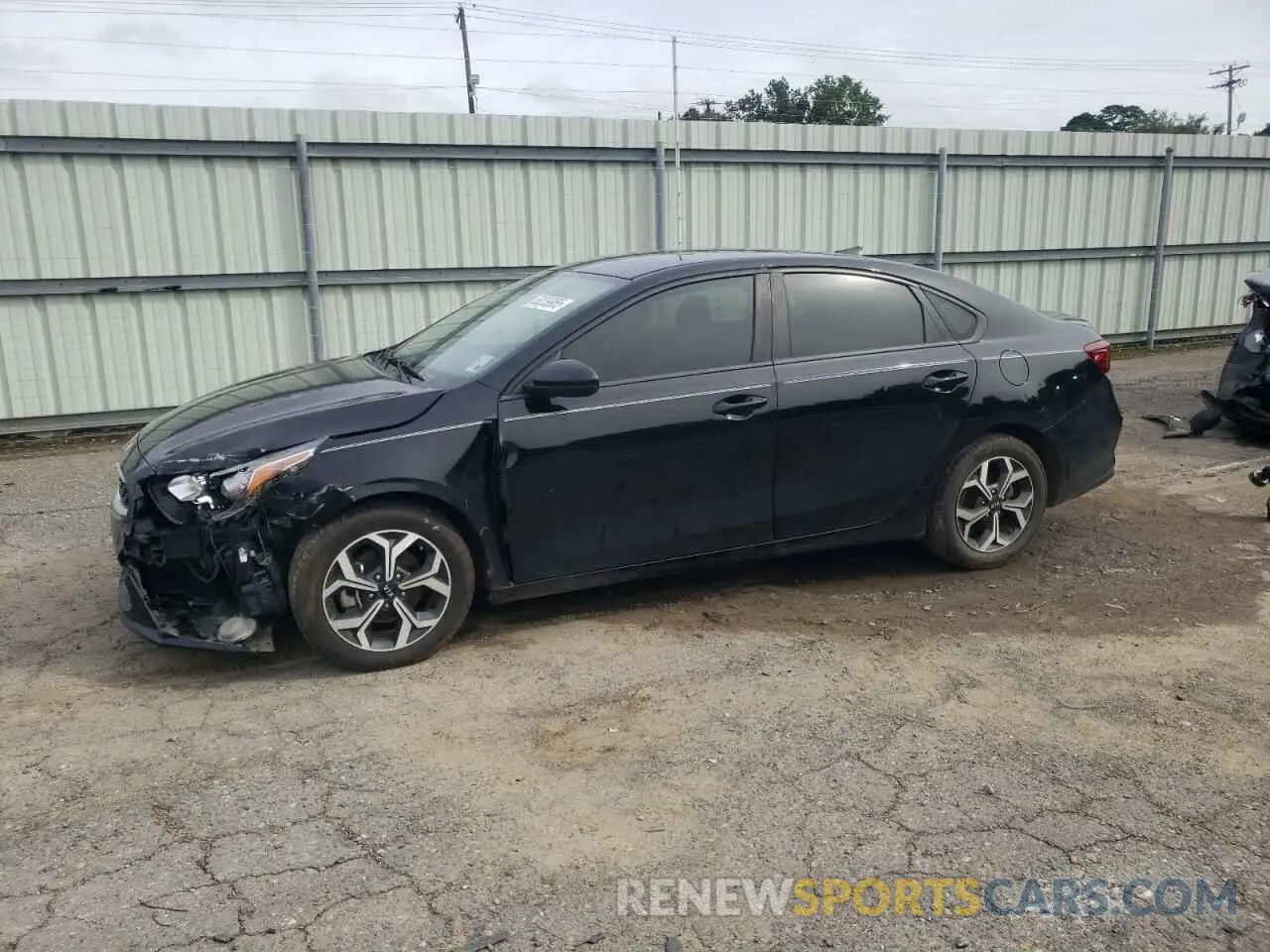 1 Photograph of a damaged car 3KPF24AD7KE091730 KIA FORTE 2019
