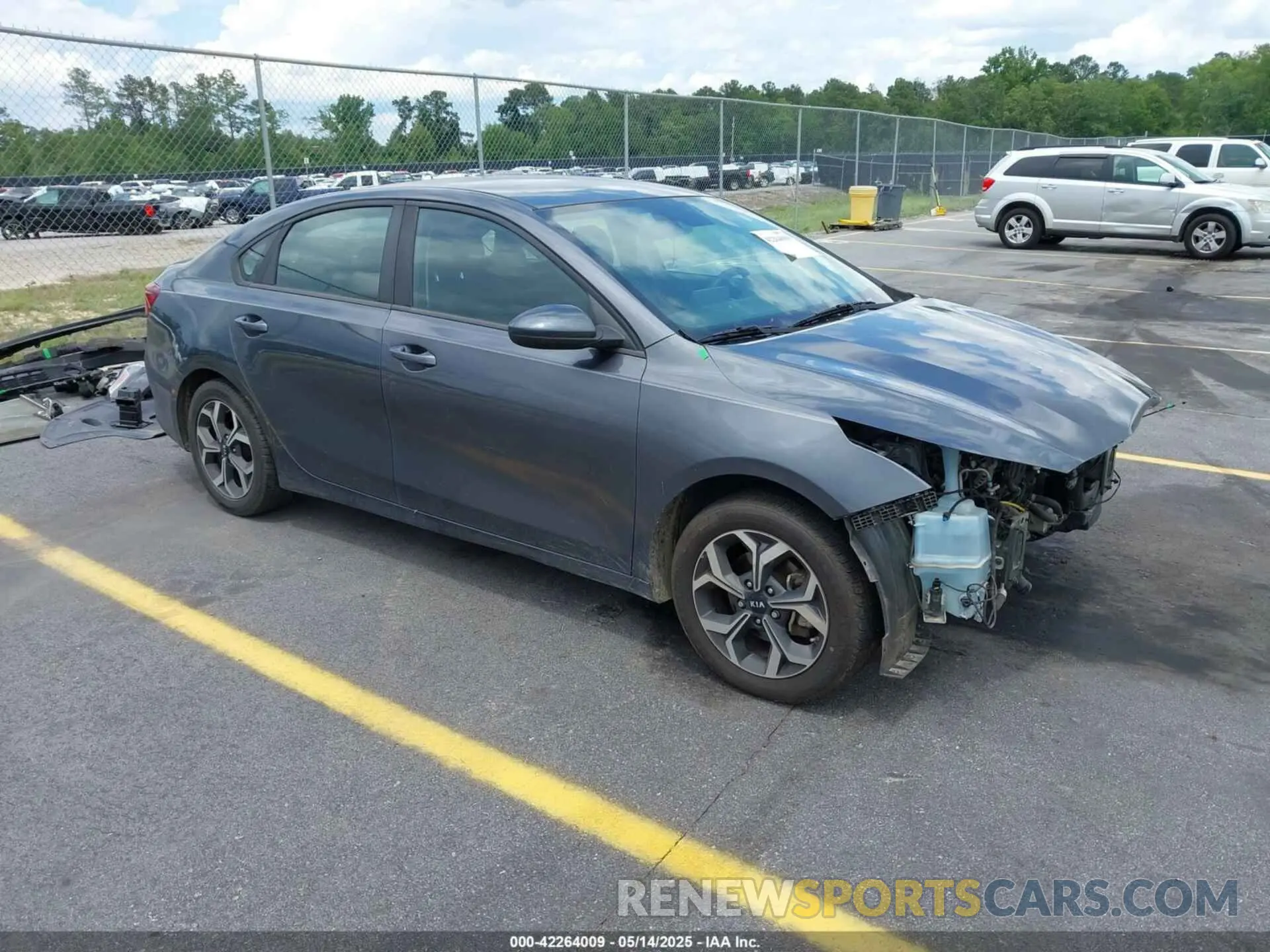 1 Photograph of a damaged car 3KPF24AD7KE110759 KIA FORTE 2019