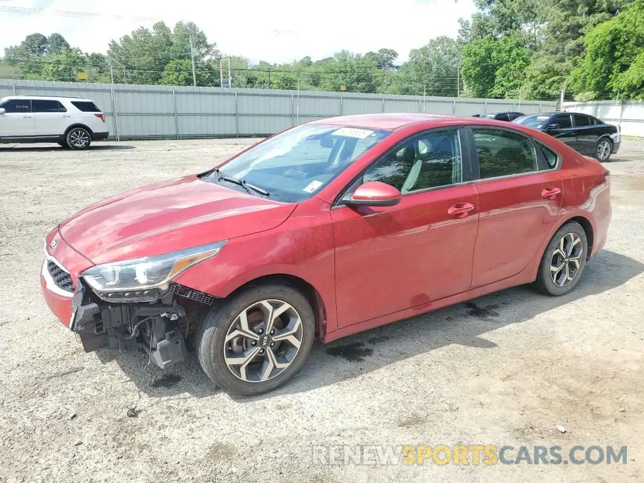 1 Photograph of a damaged car 3KPF24AD7KE131028 KIA FORTE 2019