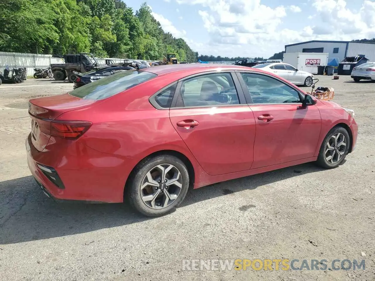 3 Photograph of a damaged car 3KPF24AD7KE131028 KIA FORTE 2019