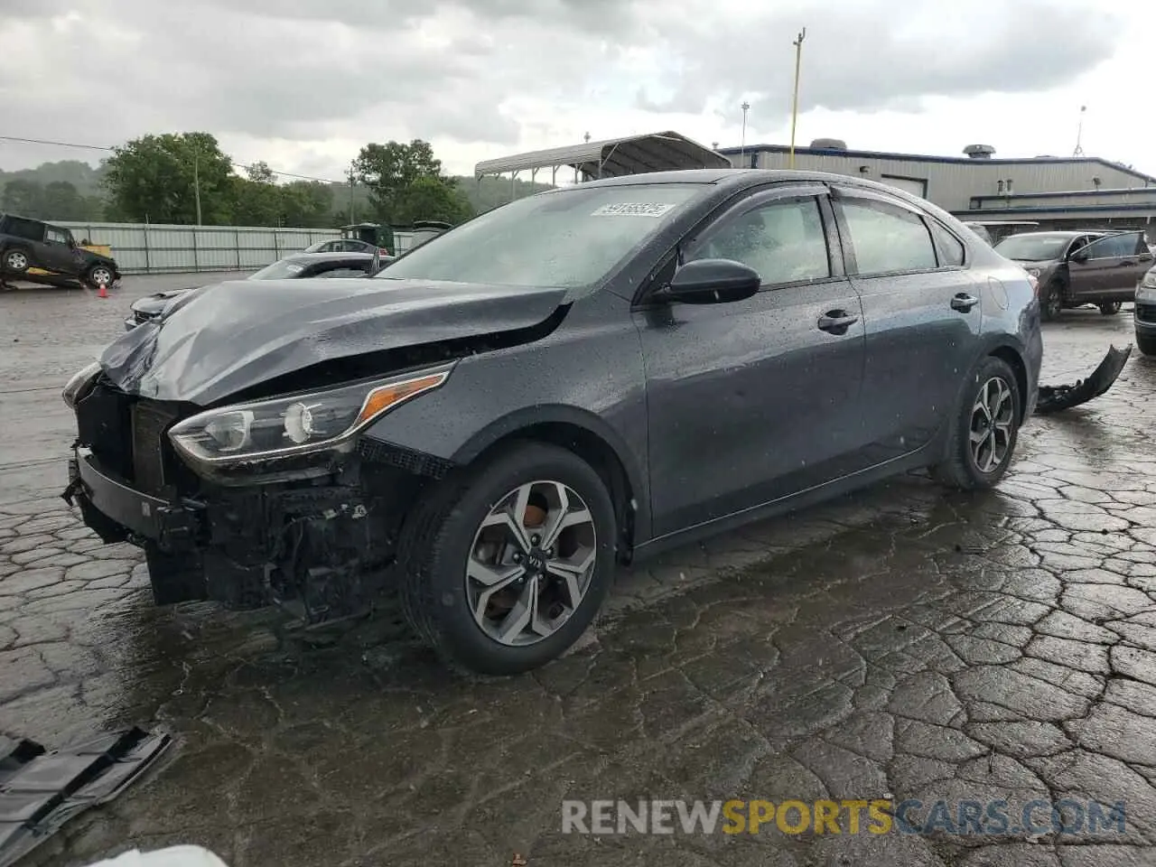 1 Photograph of a damaged car 3KPF24AD8KE013876 KIA FORTE 2019