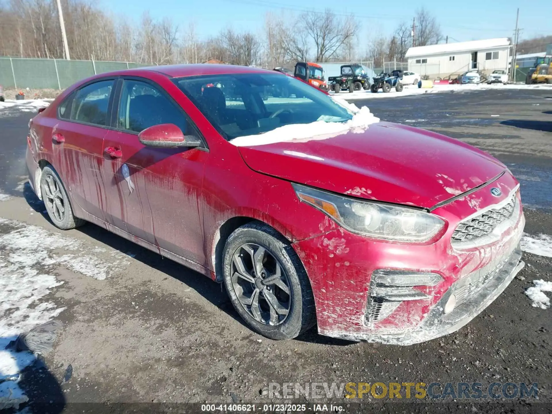 1 Photograph of a damaged car 3KPF24AD8KE022075 KIA FORTE 2019