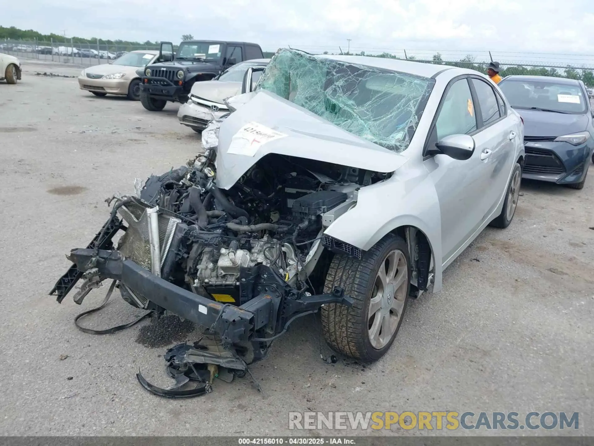 2 Photograph of a damaged car 3KPF24AD8KE032587 KIA FORTE 2019
