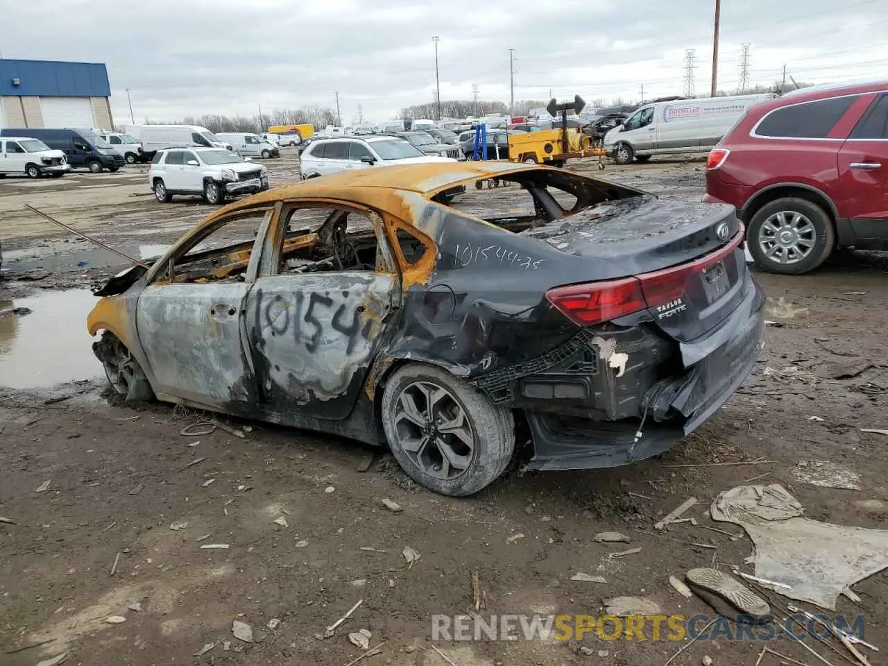 2 Photograph of a damaged car 3KPF24AD8KE058641 KIA FORTE 2019