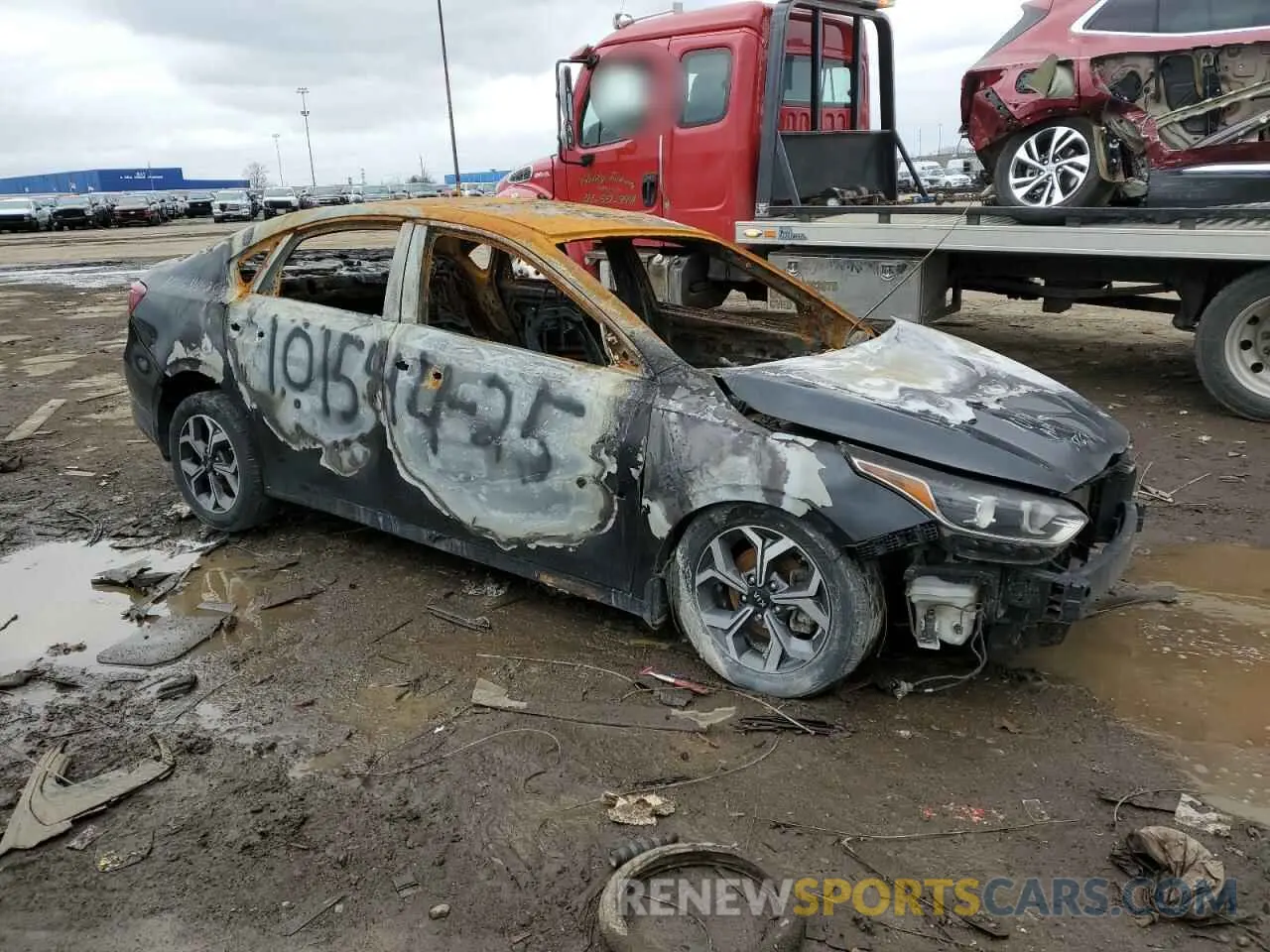 4 Photograph of a damaged car 3KPF24AD8KE058641 KIA FORTE 2019
