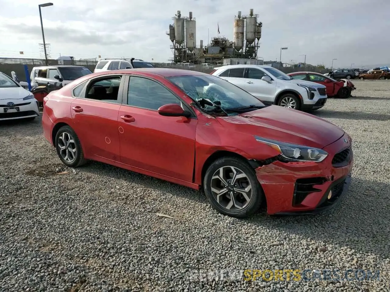 4 Photograph of a damaged car 3KPF24AD8KE059708 KIA FORTE 2019