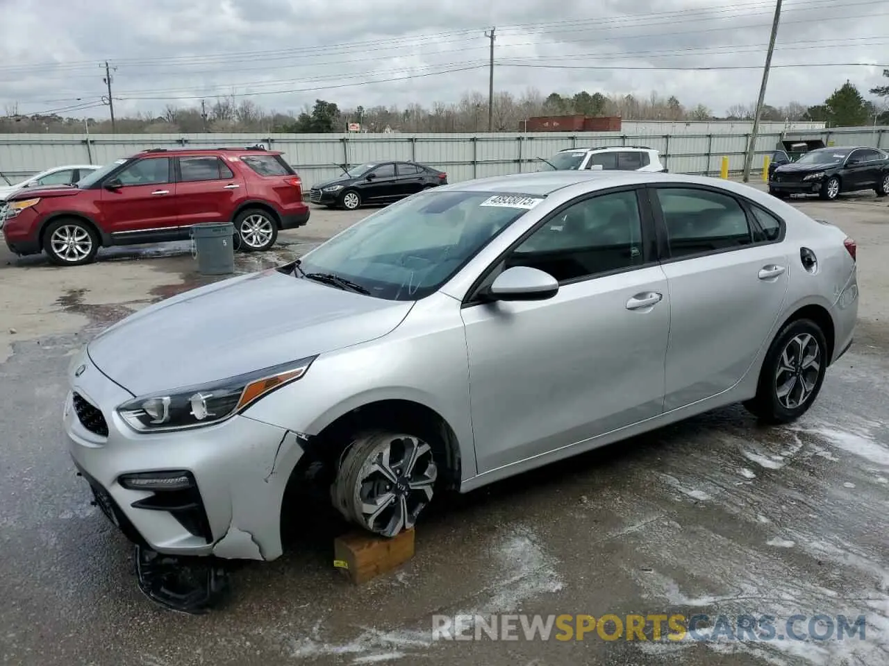 1 Photograph of a damaged car 3KPF24AD8KE060972 KIA FORTE 2019