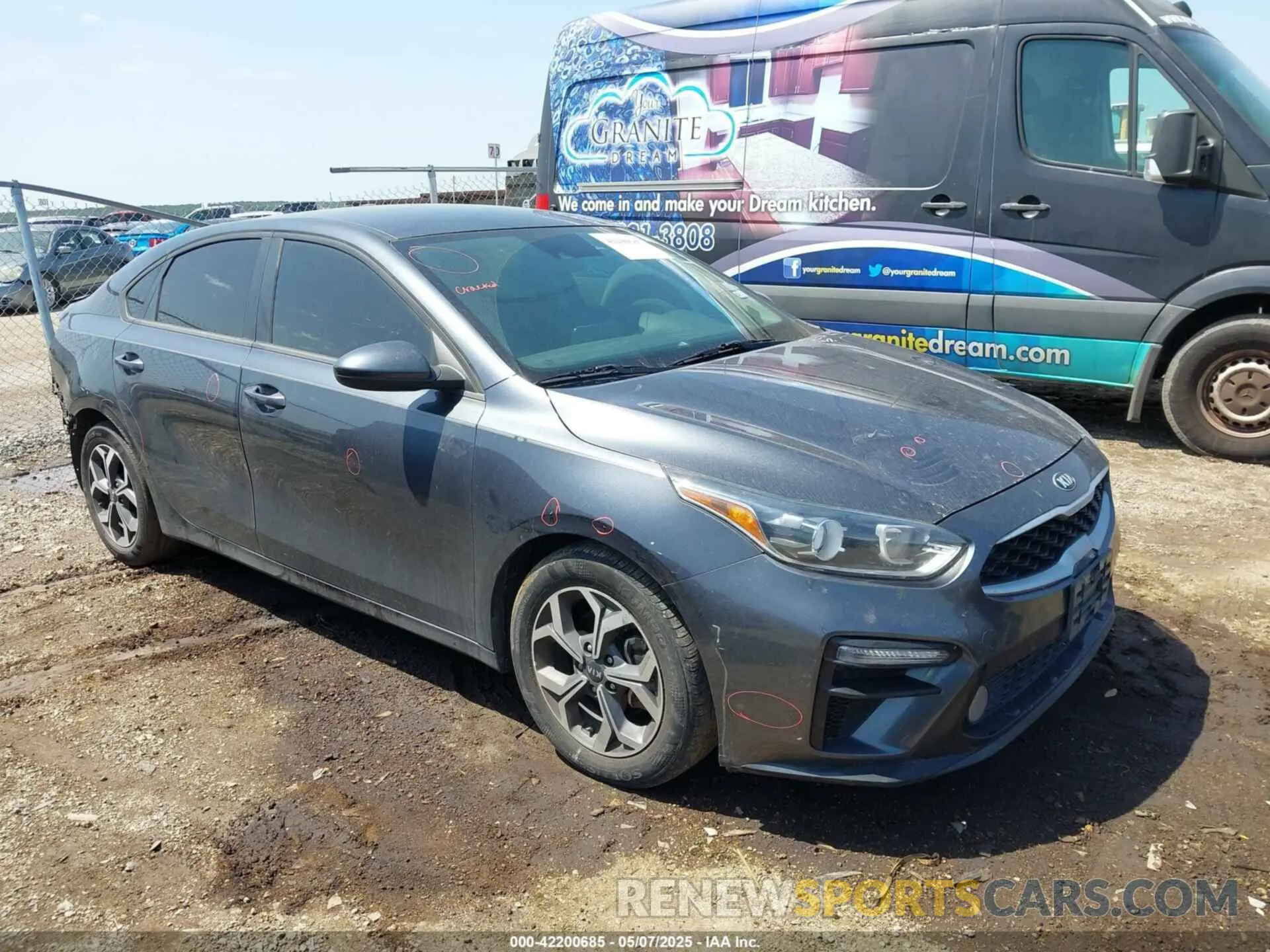 1 Photograph of a damaged car 3KPF24AD8KE069591 KIA FORTE 2019
