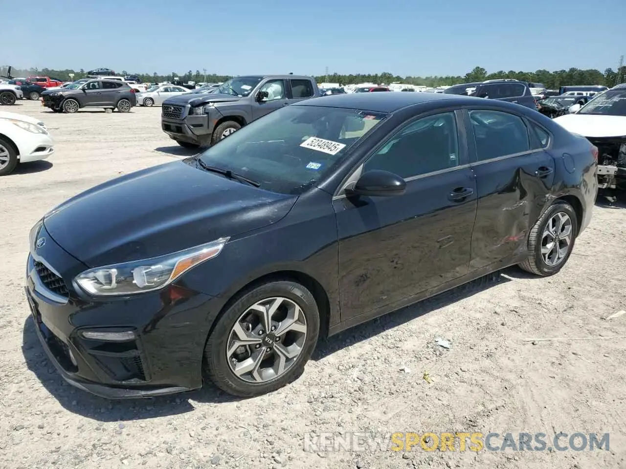 1 Photograph of a damaged car 3KPF24AD8KE112634 KIA FORTE 2019