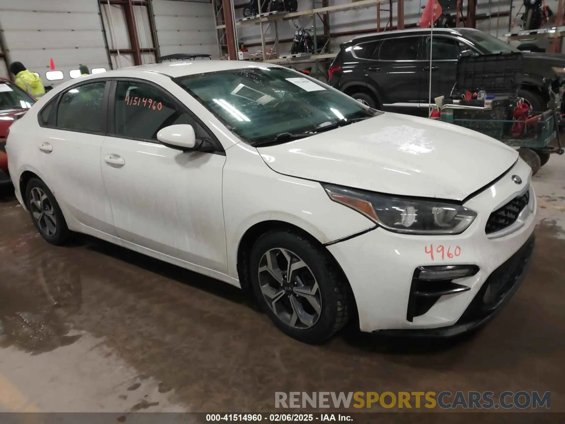 1 Photograph of a damaged car 3KPF24AD8KE121155 KIA FORTE 2019