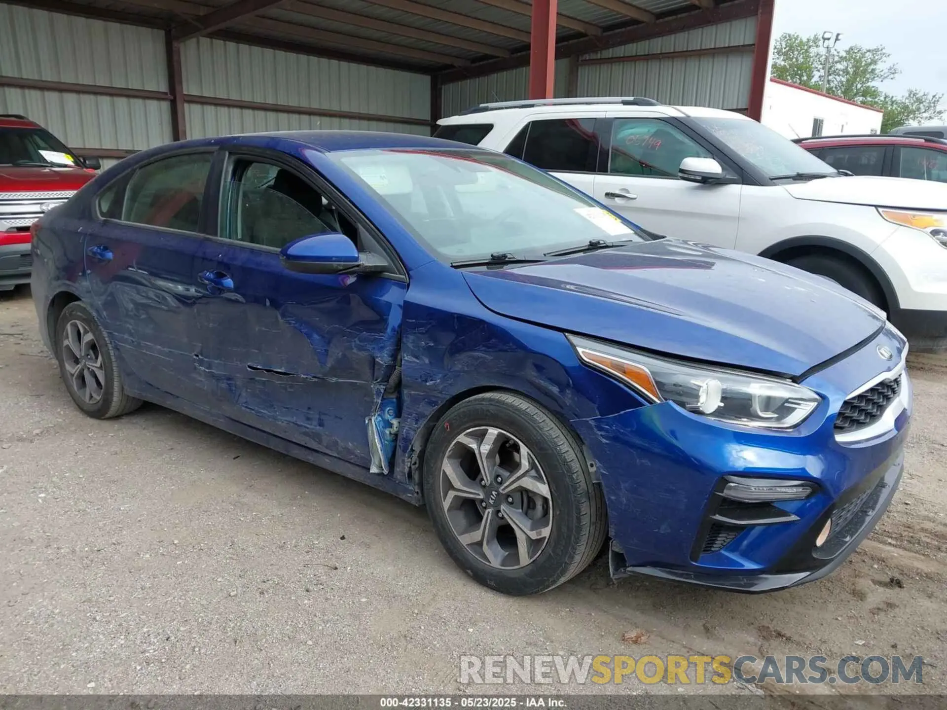 1 Photograph of a damaged car 3KPF24AD8KE132186 KIA FORTE 2019