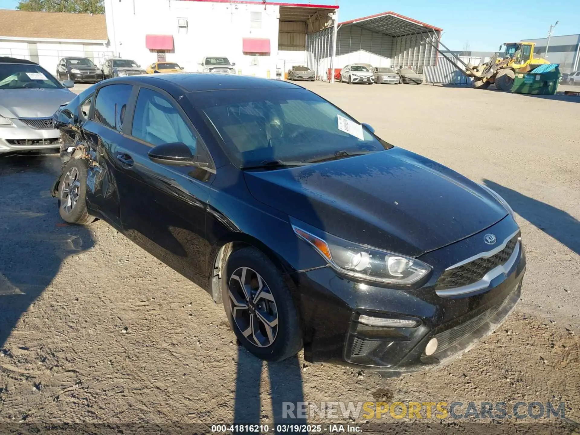 1 Photograph of a damaged car 3KPF24AD8KE133273 KIA FORTE 2019