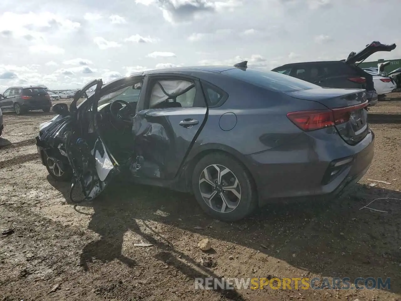 2 Photograph of a damaged car 3KPF24AD8KE135590 KIA FORTE 2019