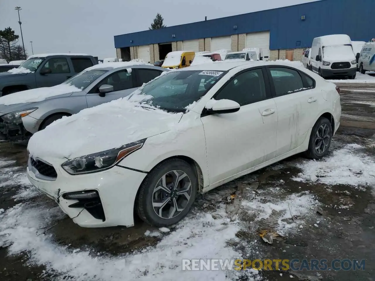 1 Photograph of a damaged car 3KPF24AD9KE006449 KIA FORTE 2019