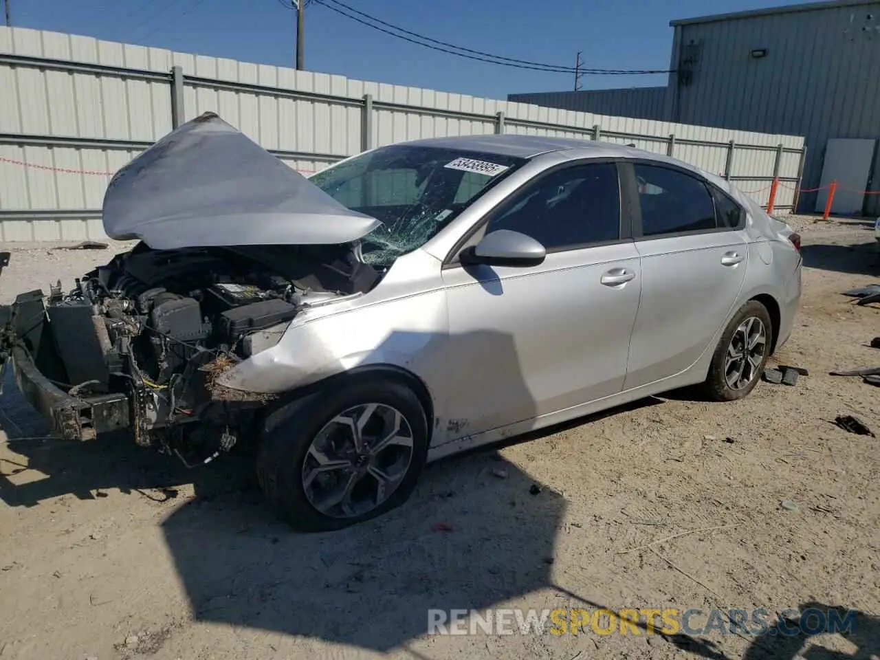 1 Photograph of a damaged car 3KPF24AD9KE007309 KIA FORTE 2019