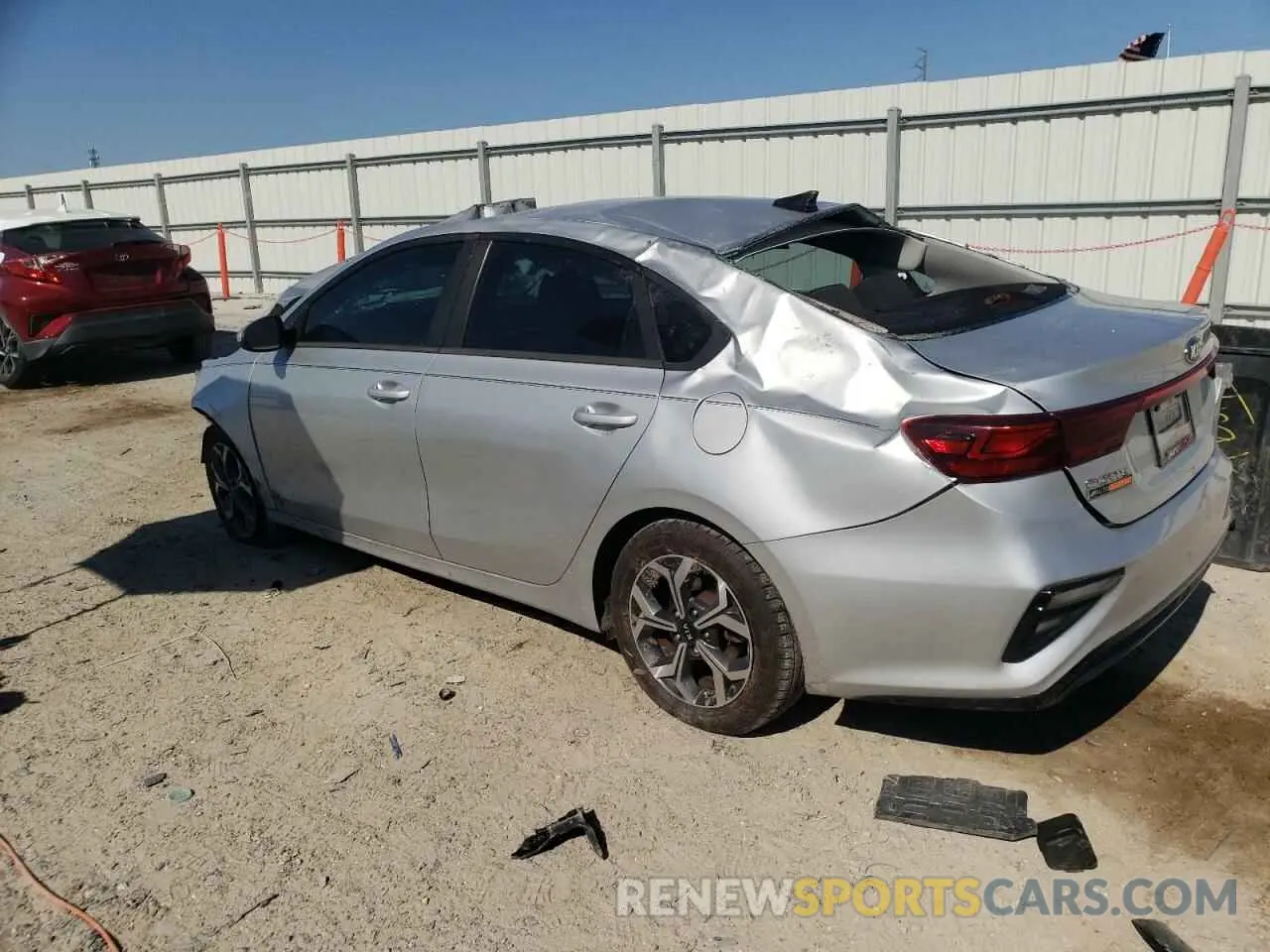 2 Photograph of a damaged car 3KPF24AD9KE007309 KIA FORTE 2019