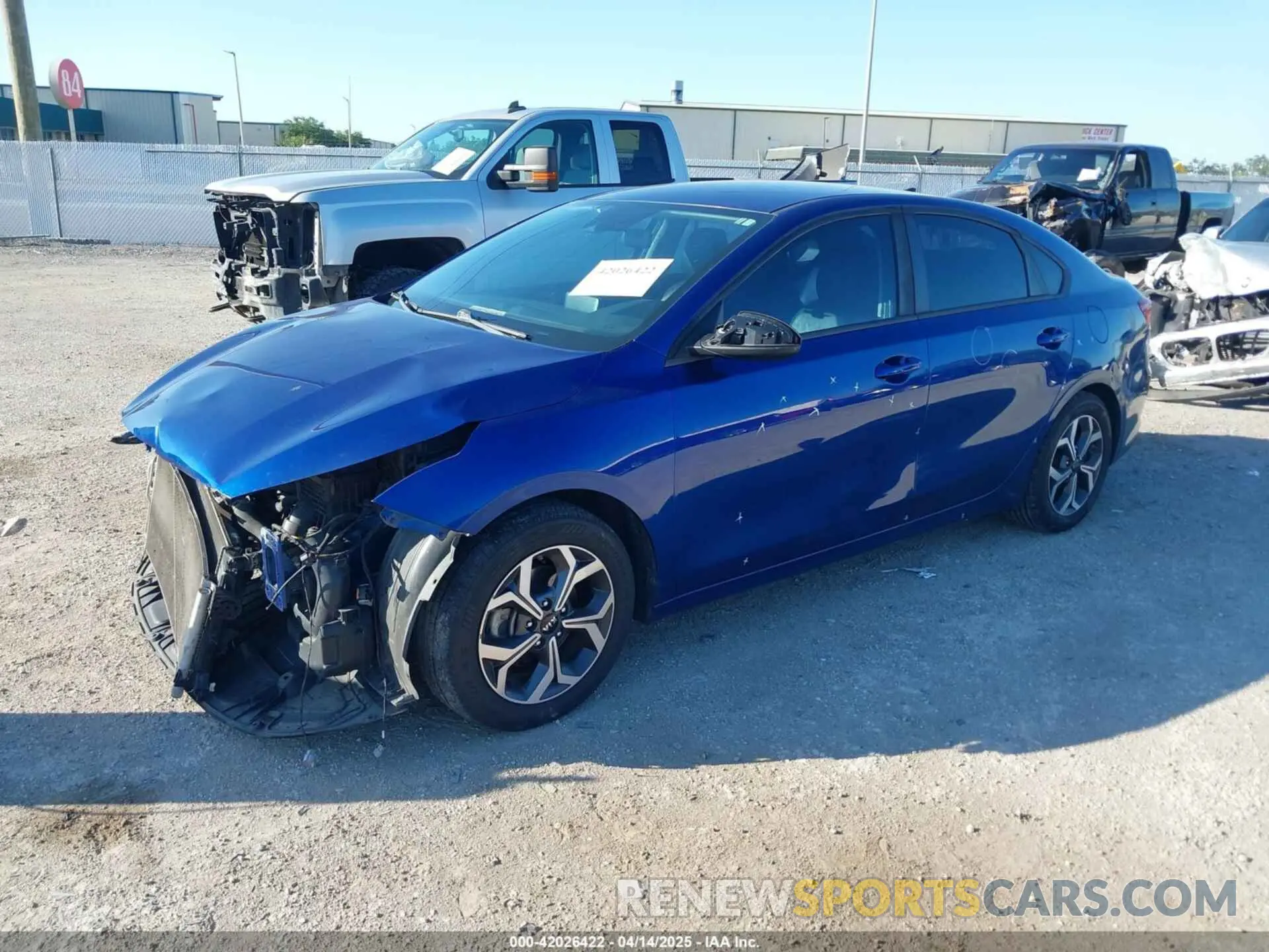 2 Photograph of a damaged car 3KPF24AD9KE010744 KIA FORTE 2019