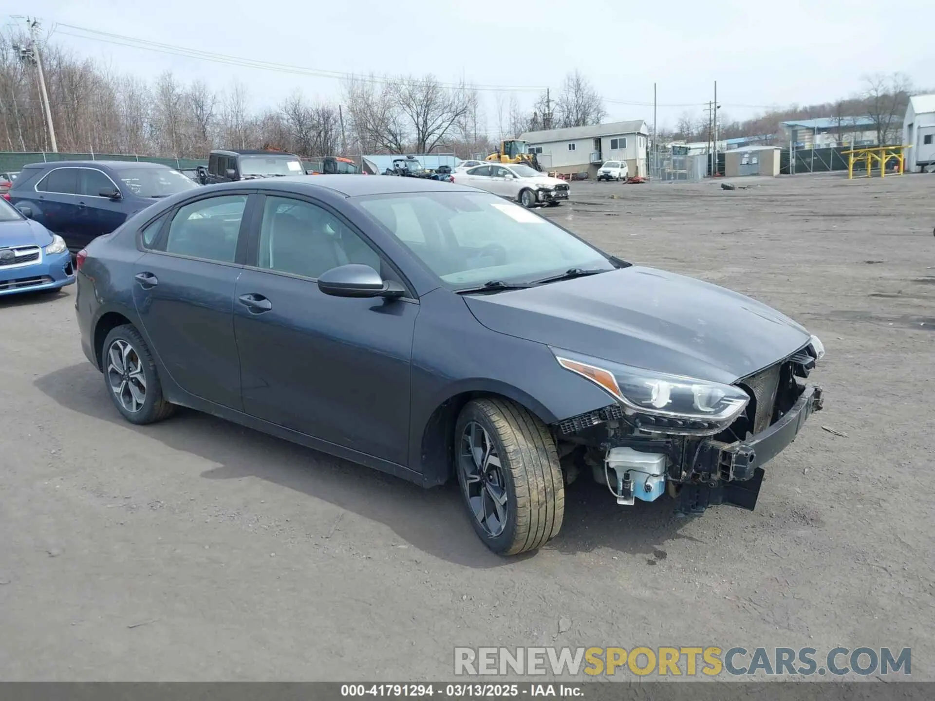1 Photograph of a damaged car 3KPF24AD9KE033831 KIA FORTE 2019