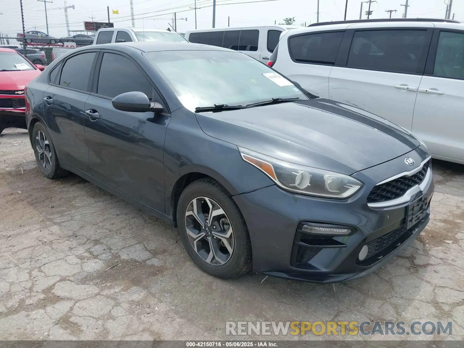 1 Photograph of a damaged car 3KPF24AD9KE036213 KIA FORTE 2019