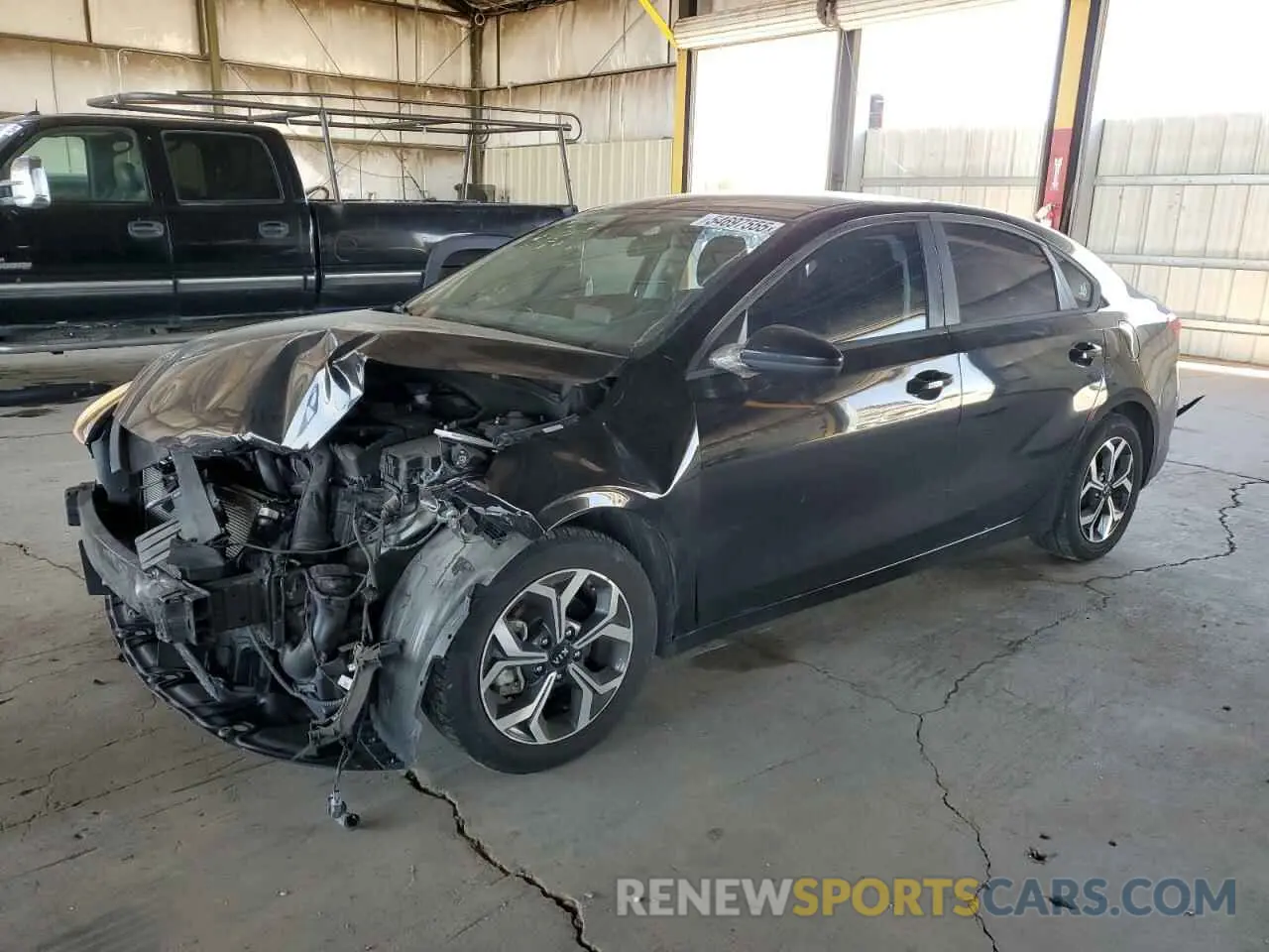1 Photograph of a damaged car 3KPF24AD9KE039970 KIA FORTE 2019