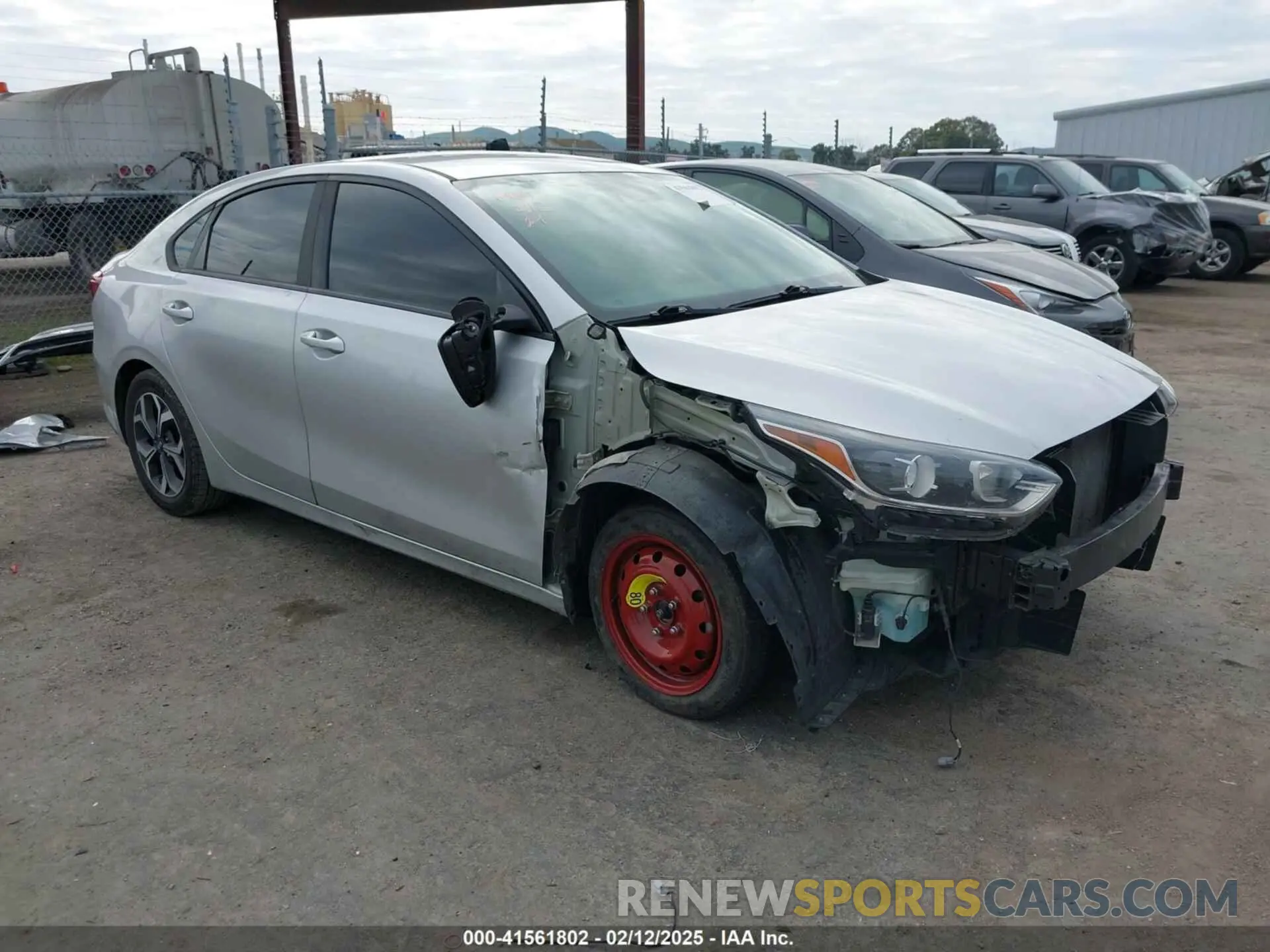 1 Photograph of a damaged car 3KPF24AD9KE042044 KIA FORTE 2019