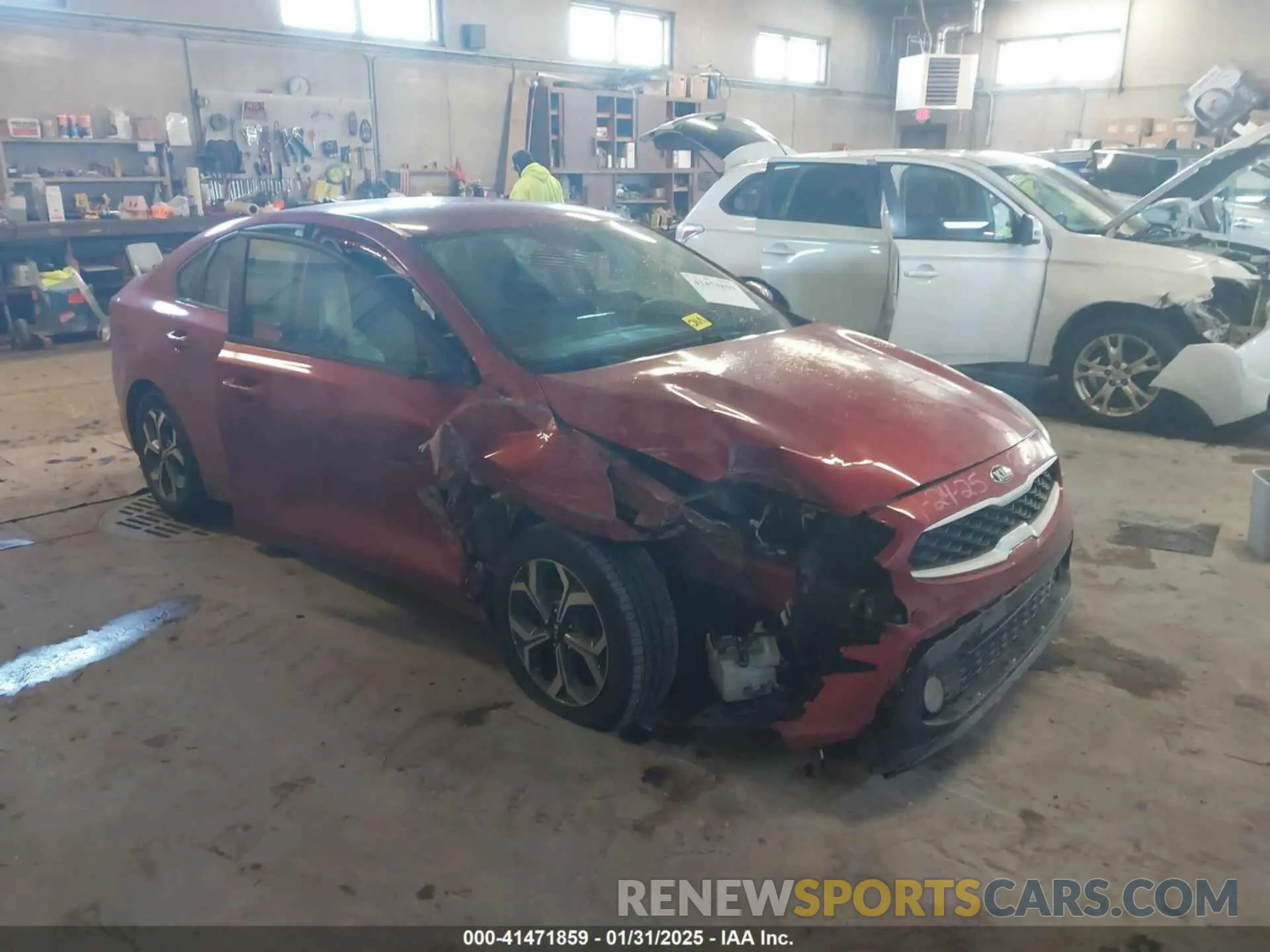 1 Photograph of a damaged car 3KPF24AD9KE055893 KIA FORTE 2019