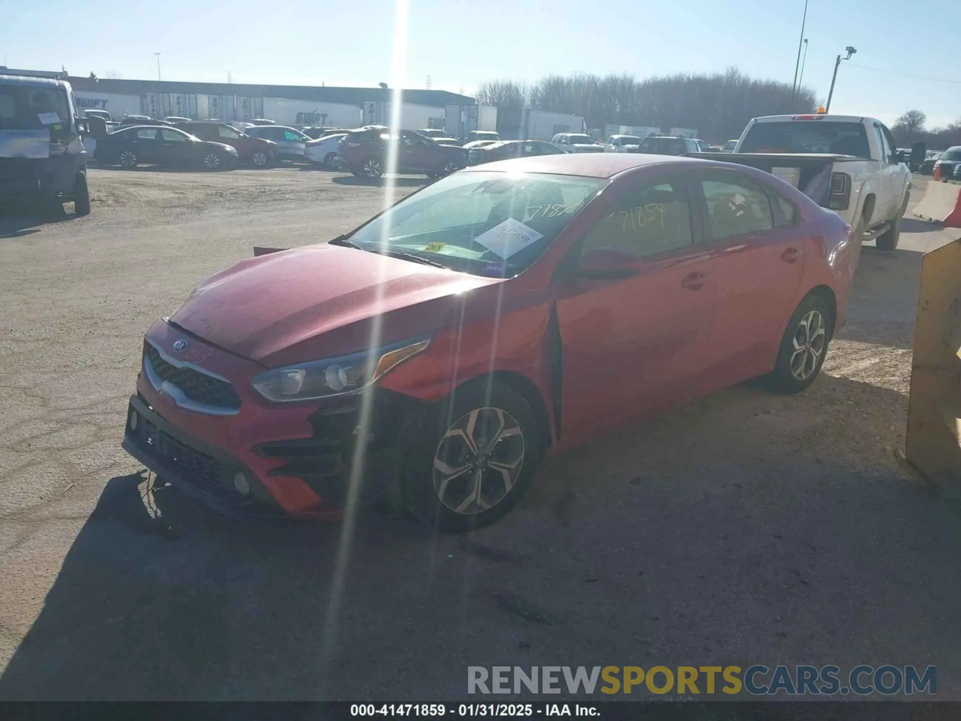 2 Photograph of a damaged car 3KPF24AD9KE055893 KIA FORTE 2019