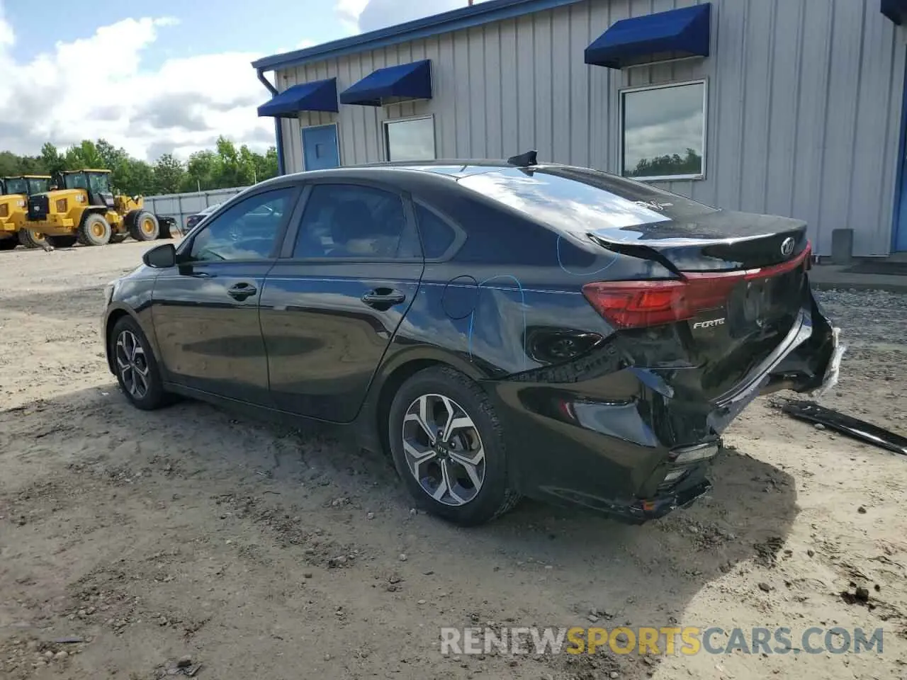2 Photograph of a damaged car 3KPF24AD9KE058597 KIA FORTE 2019
