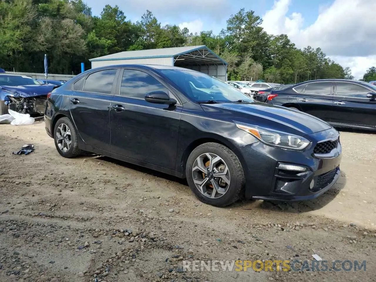 4 Photograph of a damaged car 3KPF24AD9KE058597 KIA FORTE 2019