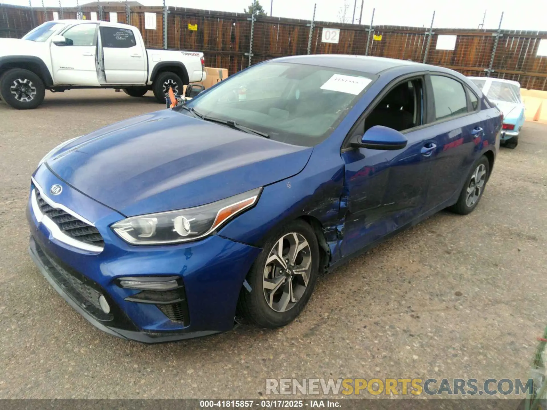 2 Photograph of a damaged car 3KPF24AD9KE109578 KIA FORTE 2019