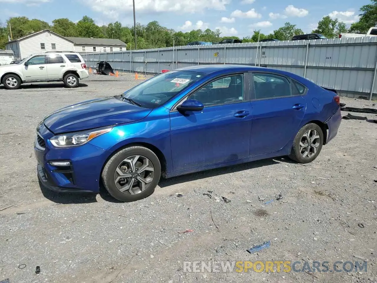 1 Photograph of a damaged car 3KPF24AD9KE124856 KIA FORTE 2019