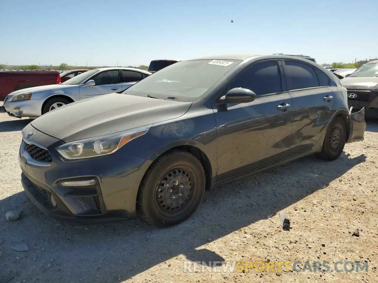 1 Photograph of a damaged car 3KPF24AD9KE139518 KIA FORTE 2019