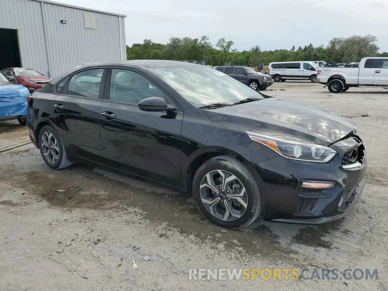 4 Photograph of a damaged car 3KPF24ADXKE011076 KIA FORTE 2019