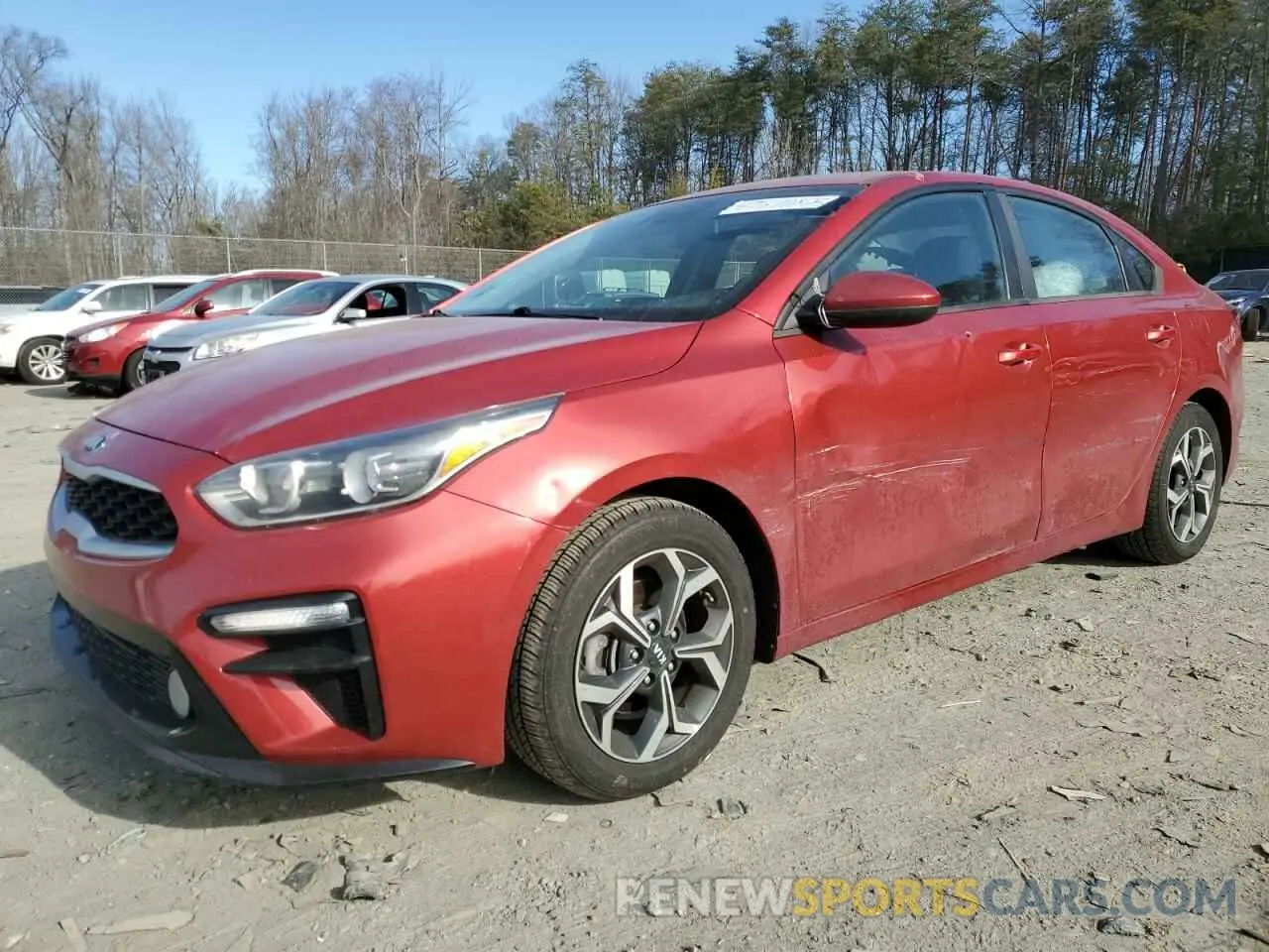 1 Photograph of a damaged car 3KPF24ADXKE014849 KIA FORTE 2019