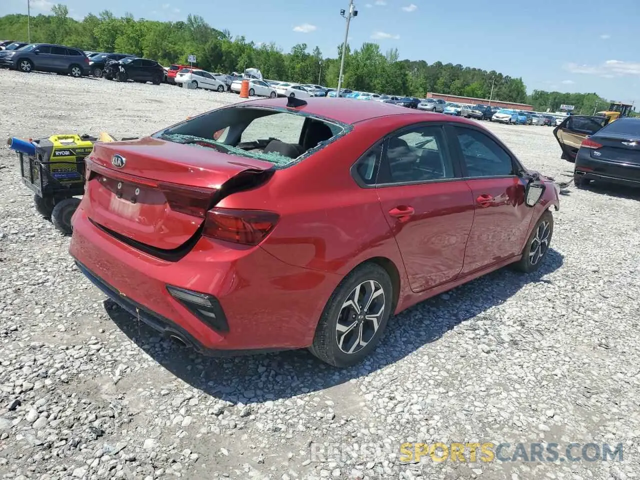 3 Photograph of a damaged car 3KPF24ADXKE027083 KIA FORTE 2019