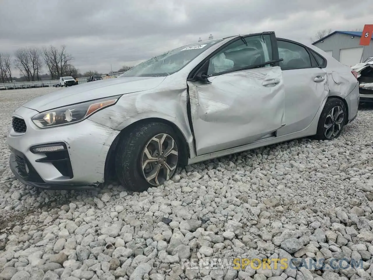 1 Photograph of a damaged car 3KPF24ADXKE043414 KIA FORTE 2019