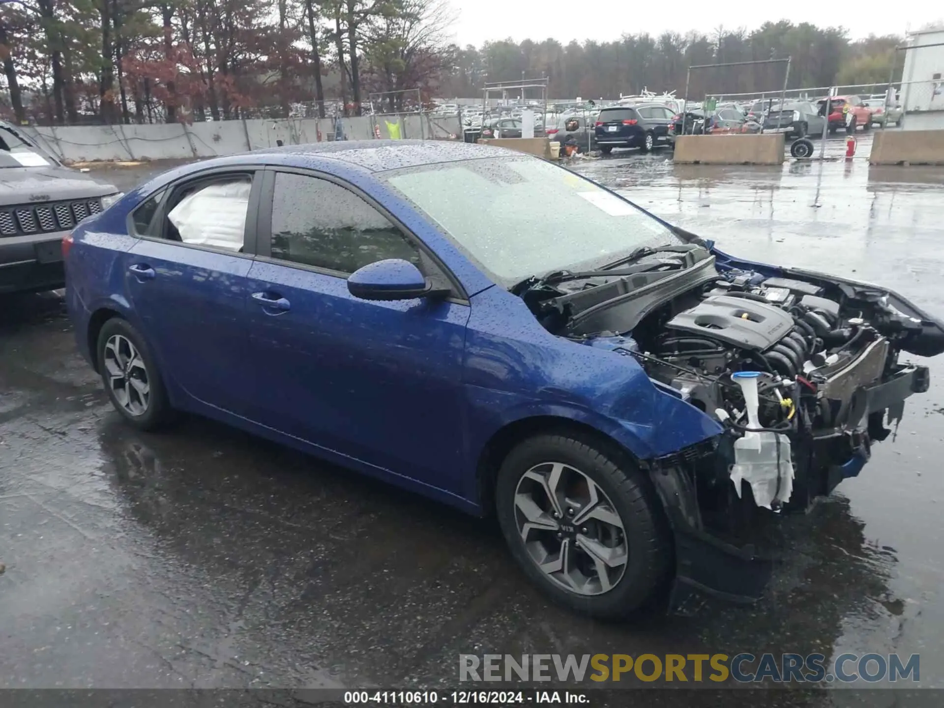 1 Photograph of a damaged car 3KPF24ADXKE045549 KIA FORTE 2019