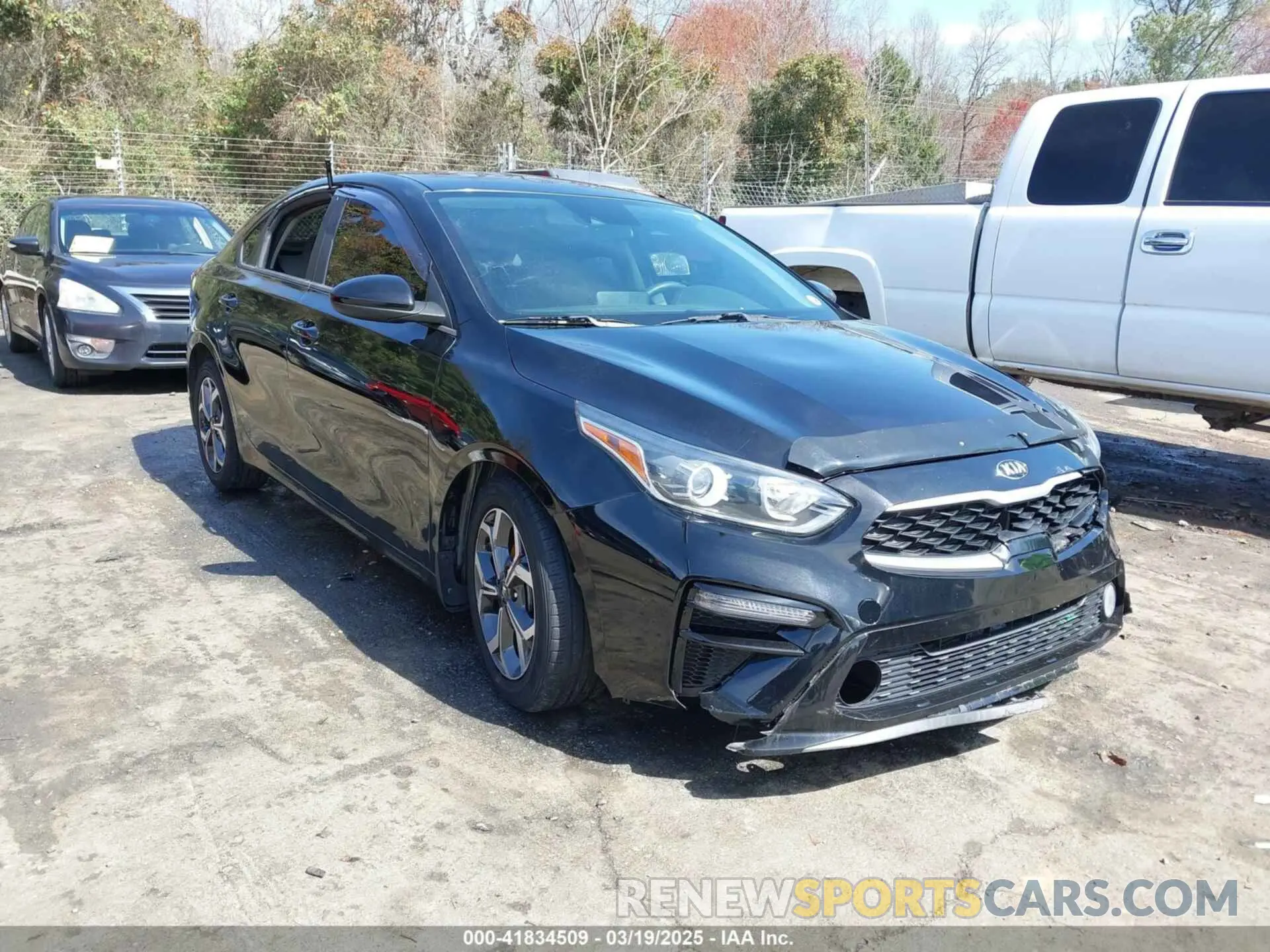 1 Photograph of a damaged car 3KPF24ADXKE067633 KIA FORTE 2019