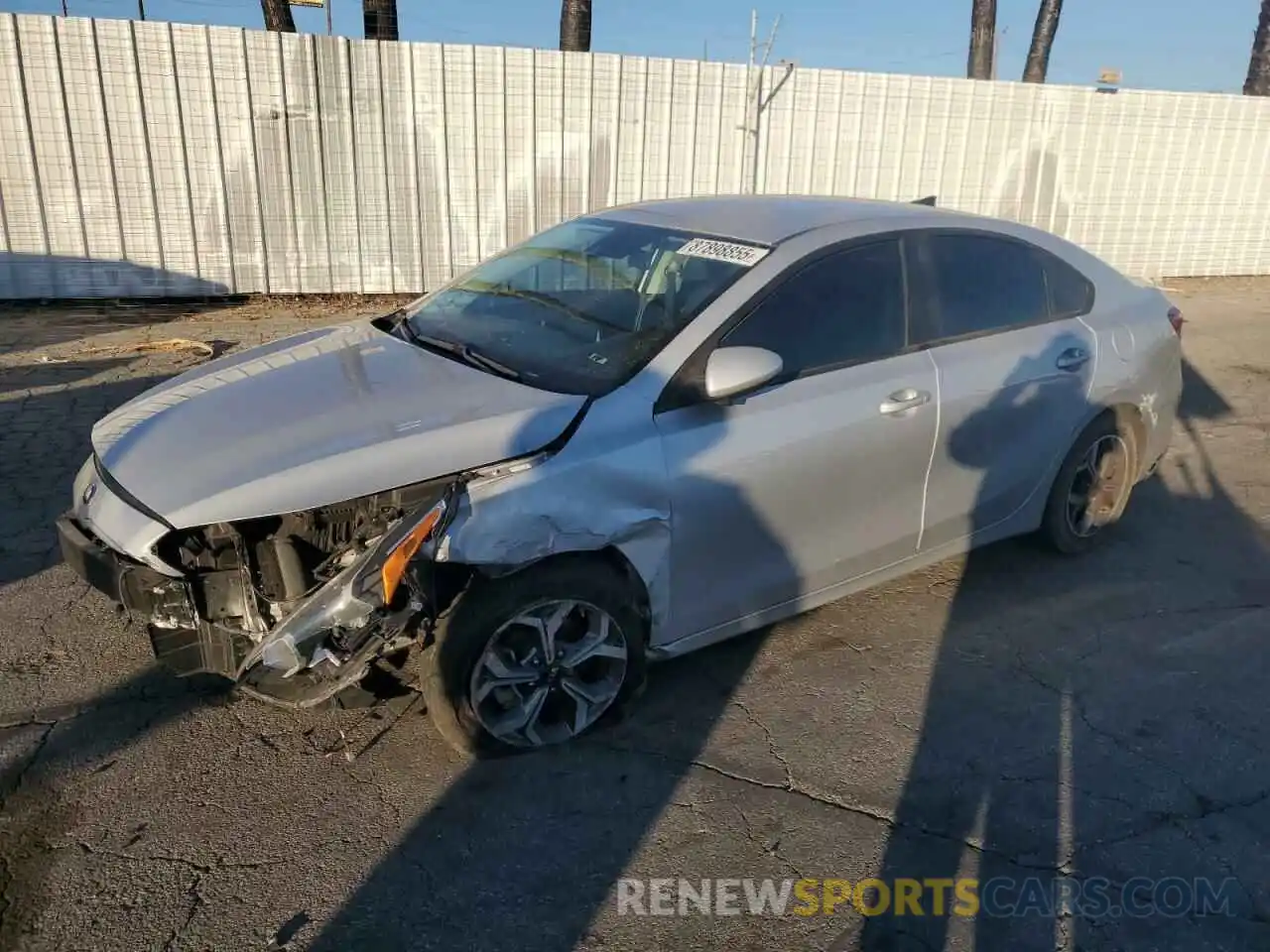 1 Photograph of a damaged car 3KPF24ADXKE083881 KIA FORTE 2019