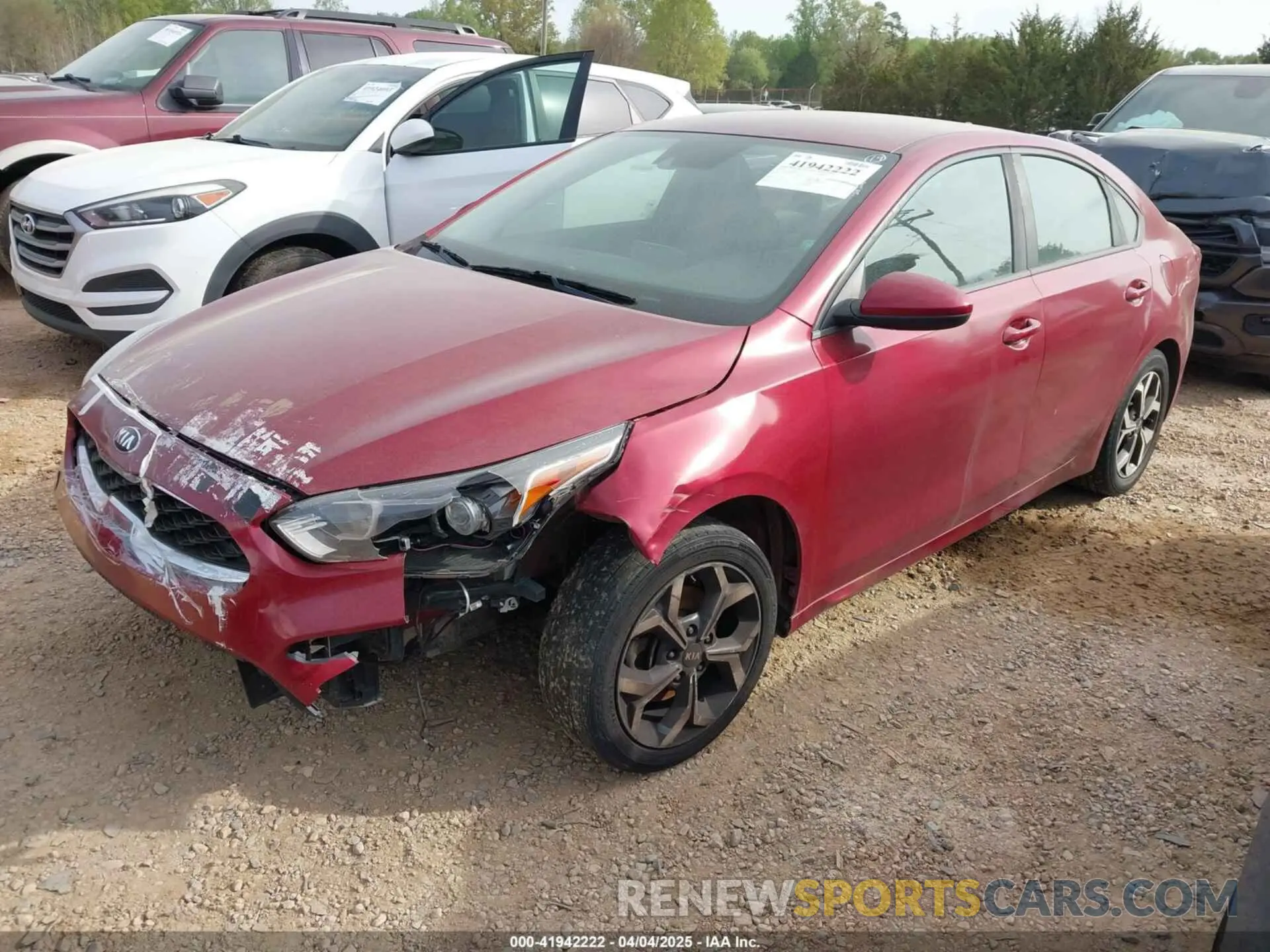 2 Photograph of a damaged car 3KPF24ADXKE095612 KIA FORTE 2019