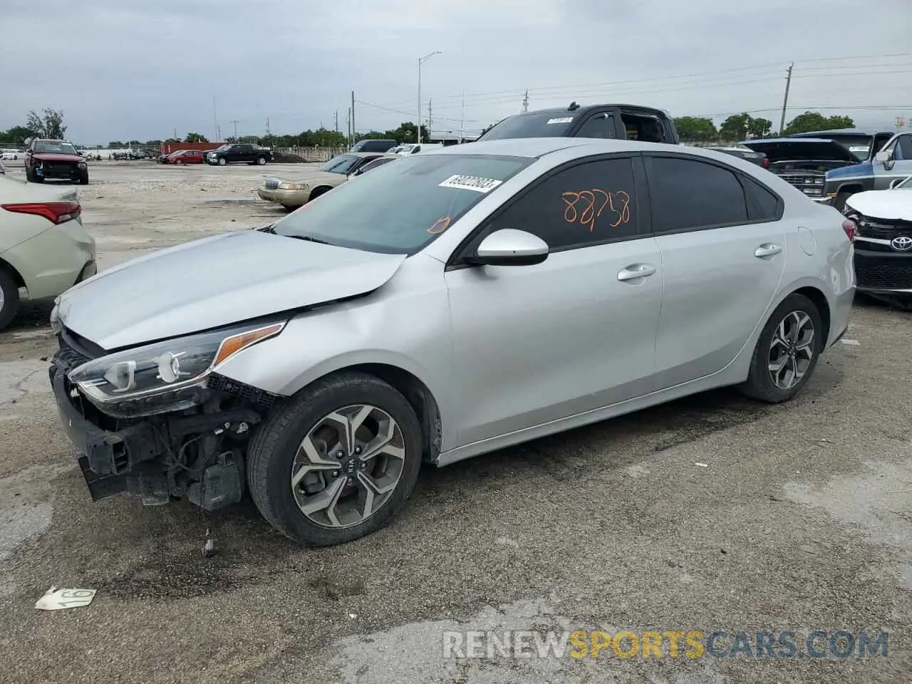 1 Photograph of a damaged car 3KPF24ADXKE108939 KIA FORTE 2019