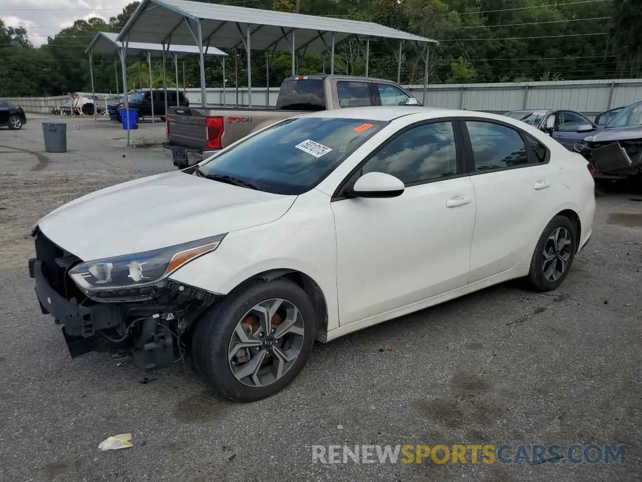 1 Photograph of a damaged car 3KPF24ADXKE115499 KIA FORTE 2019