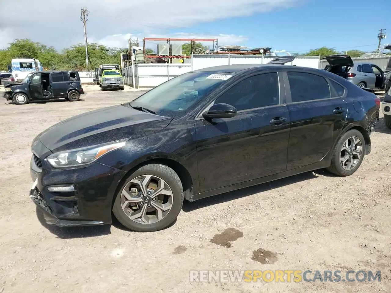 1 Photograph of a damaged car 3KPF24ADXKE119794 KIA FORTE 2019