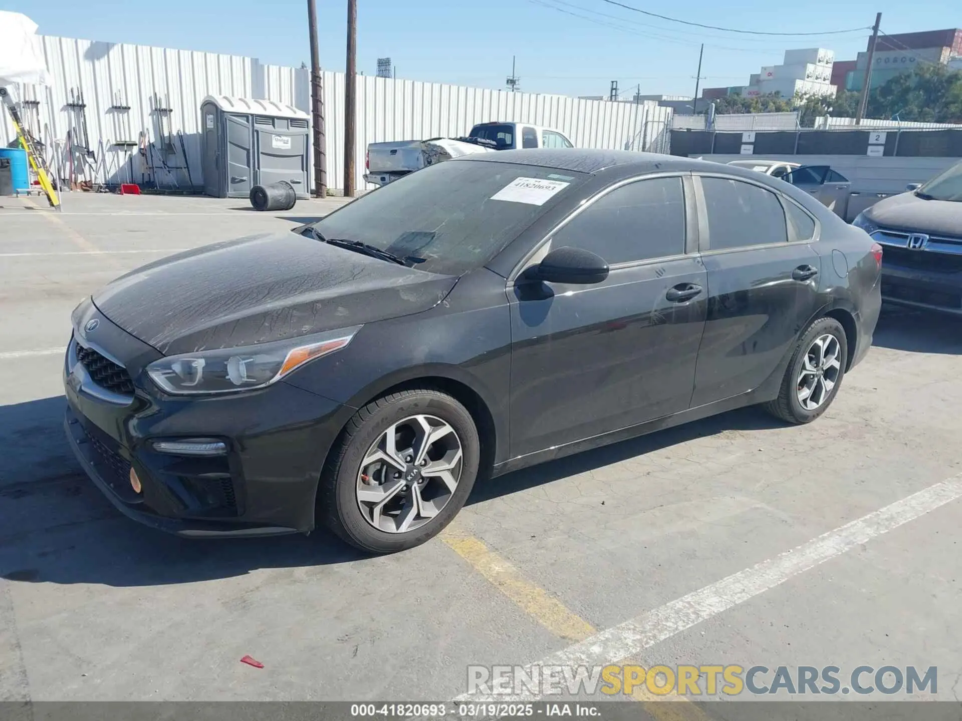 2 Photograph of a damaged car 3KPF24ADXKE137521 KIA FORTE 2019