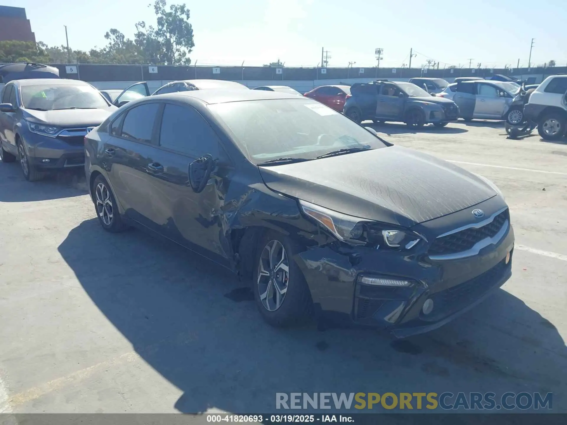 6 Photograph of a damaged car 3KPF24ADXKE137521 KIA FORTE 2019