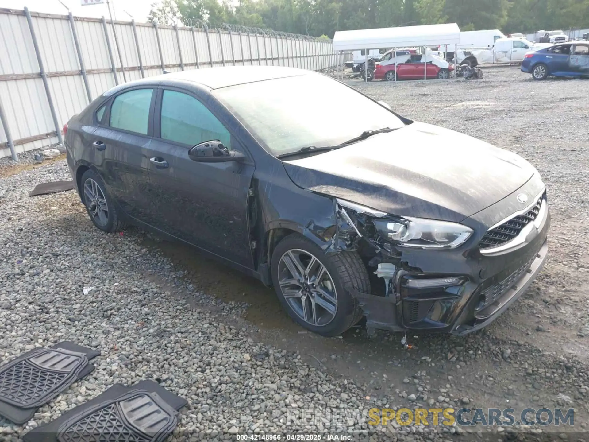 1 Photograph of a damaged car 3KPF34AD0KE110678 KIA FORTE 2019