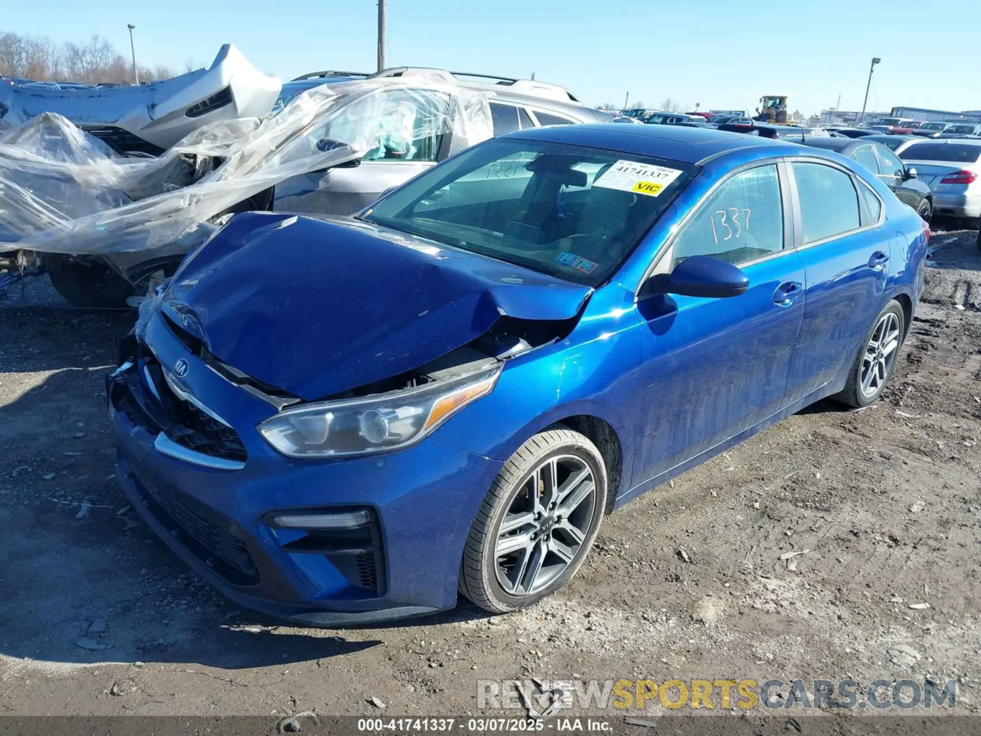 2 Photograph of a damaged car 3KPF34AD1KE021427 KIA FORTE 2019