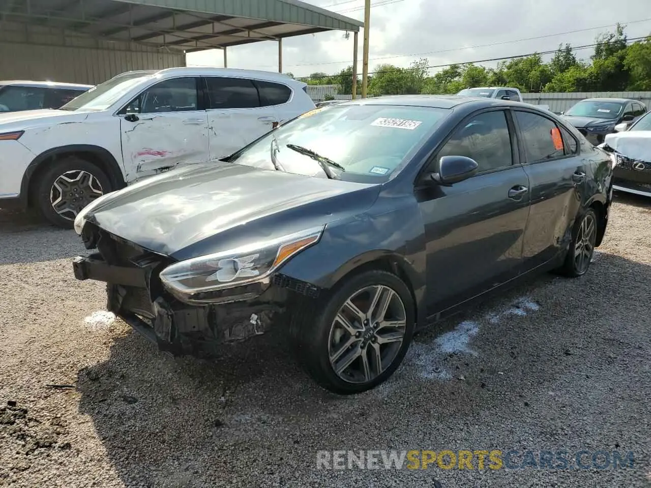1 Photograph of a damaged car 3KPF34AD2KE017953 KIA FORTE 2019